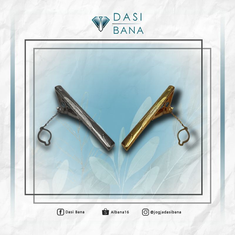 Jepit Dasi | Penjepit Dasi | Jepitan Dasi Silver &amp; Gold