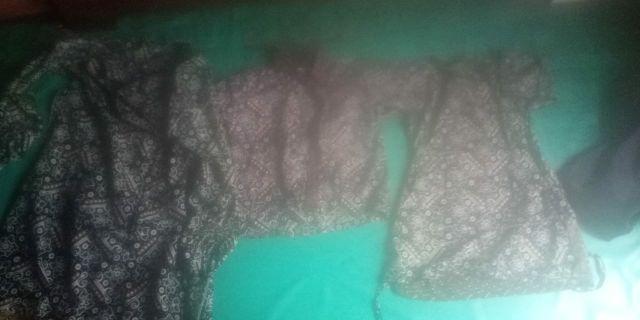 Batik Couple Keluarga Sania Ruffle Ori Ndoro Jowi Dnt Mataram