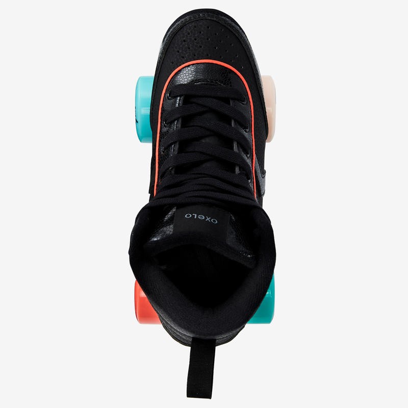 OXELO Jr Quad Sepatu Roda 4 Dengan Bagian Dalam Busa Tebal Sangat Nyaman