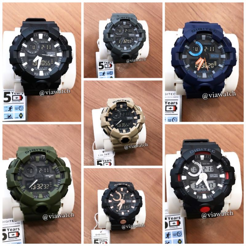 JAM TANGAN ORIGINAL DIGITEC ANALOG DIGITAL