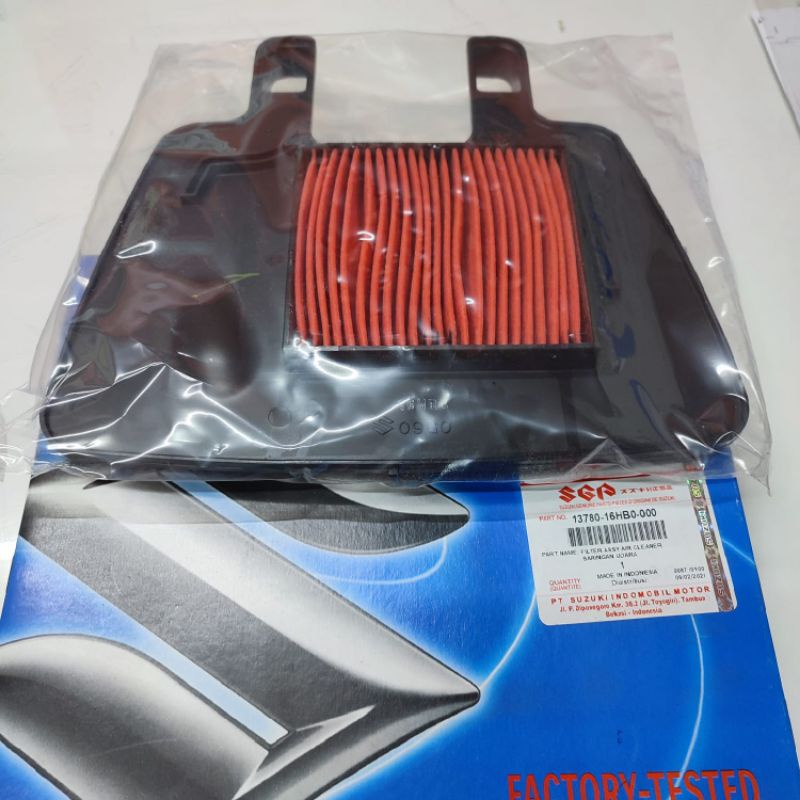 Saringan Filter Udara Suzuki Shogun 125 FL Injeksi 13780-16HB0-000 Orginal SGP