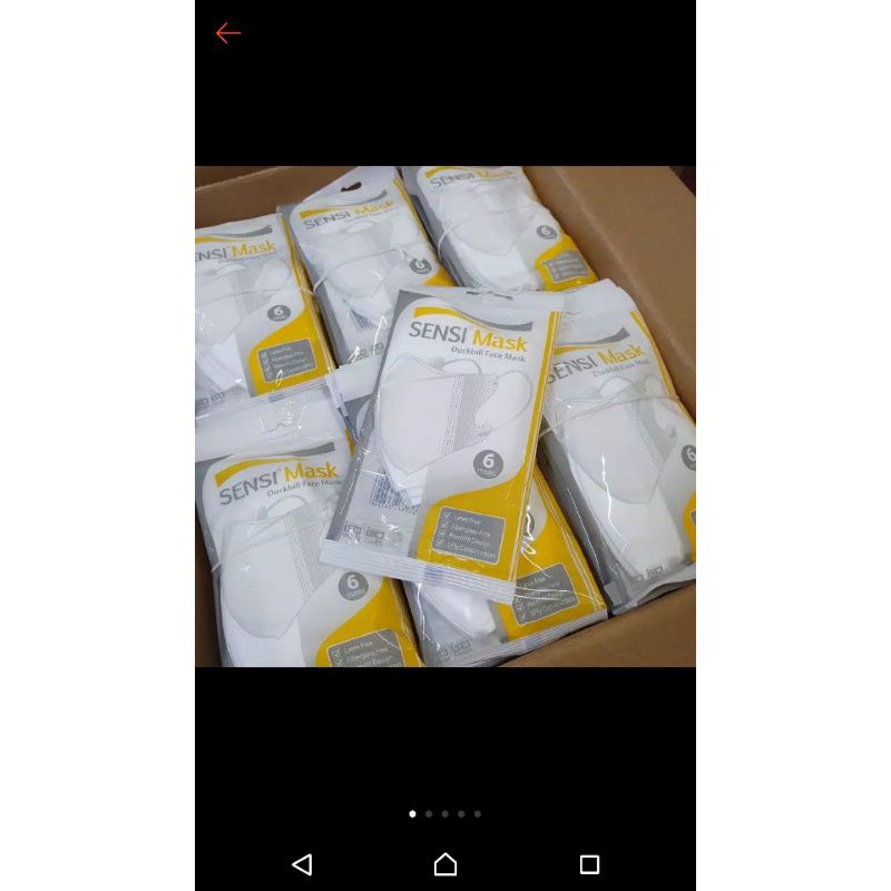 masker medis sensi duckbill makassar