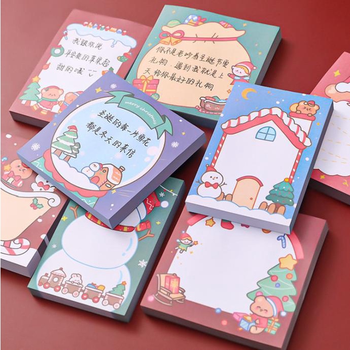 

STICKY NOTES NATAL SANTA MEMO NOTE MERRY CHIRSTMAS - XMASS ELF