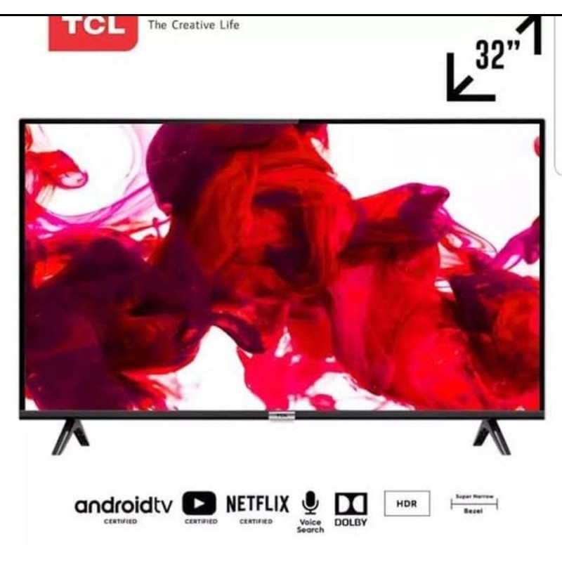 TCL LED TV L32S6800-32 INCH SMART ANDROID YOUTUBE NETFLIX GARANSI 3TH