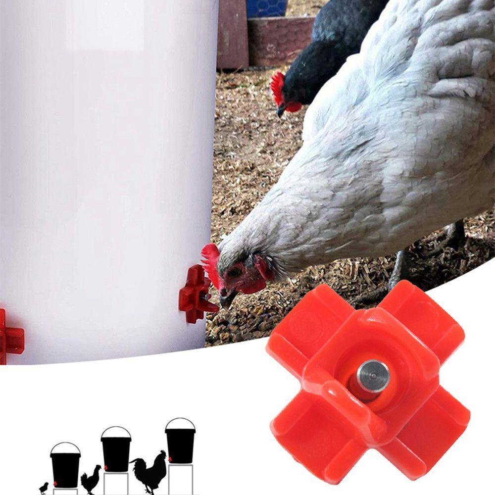 [Elegan] Nipple Drinkers 12Pcs/Lot Hens 360derajat Untuk Kandang Ayam Unggas Perlengkapan Hewan Ternak Bebek Drinker