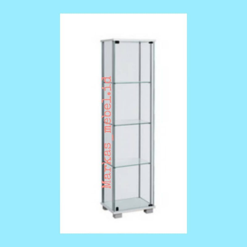 Lemari Hias kecil Putih Tanpa Laci 3 Tahap