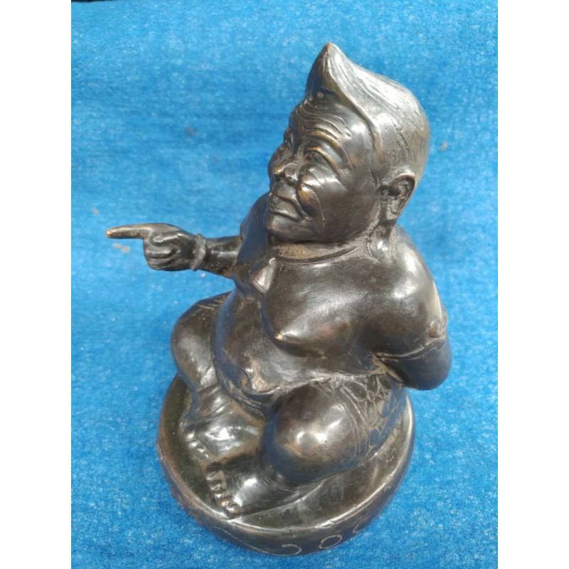 Patung Semar Antik Model Lawas Bahan Kuningan Asli