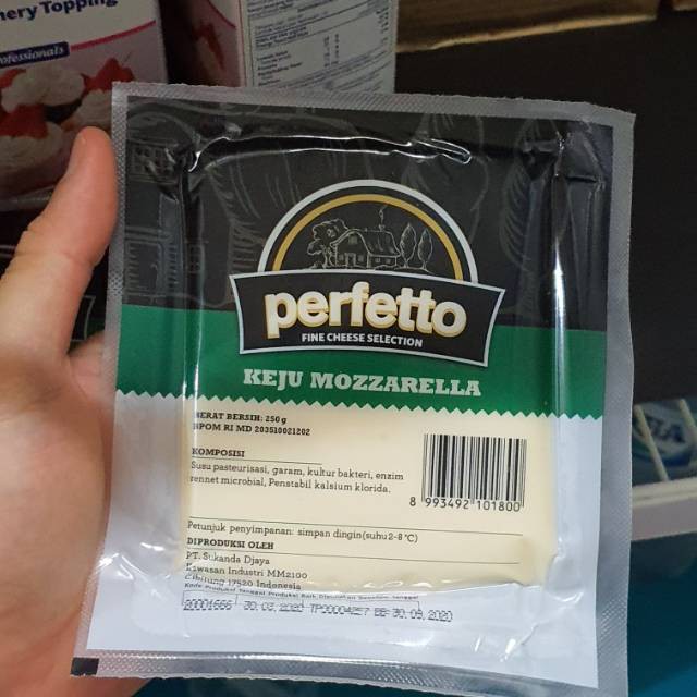 

Keju mozzarella PERFETTO 250gram vacuum slice