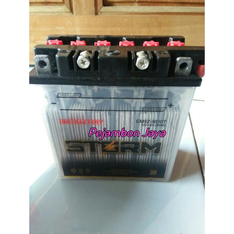 Jual AKI KIT INDO BATTERY GM5Z-3B (AKI BASAH) Indonesia|Shopee Indonesia