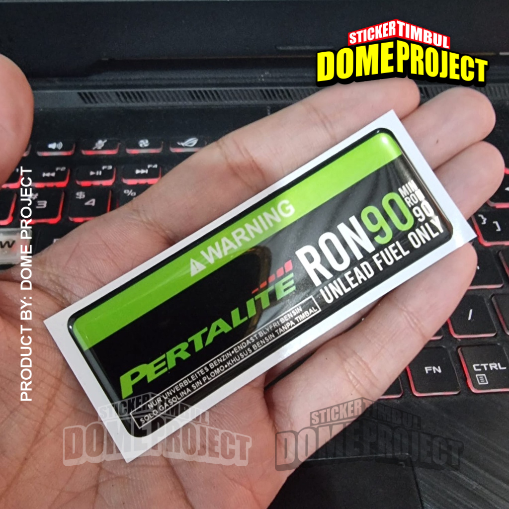 STIKER TIMBUL PERTAMINA PERTALITE RON 90