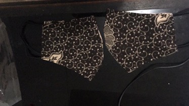 Coupel Batik Solo Kaftan Paris Dress Batik Motif Abstrak Copel Batik Kondangan Original