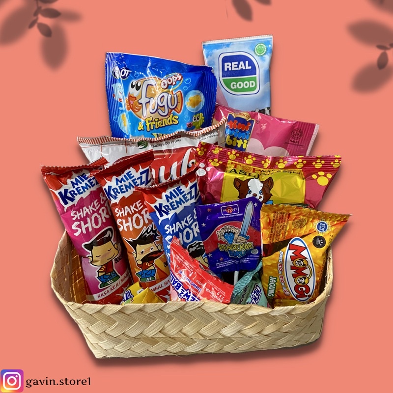 

PAKET HEMAT jajanan jaman dulu snack box/ hampers box/ birthday gift box/ hampers lebaran/ thr/ natal /valentine