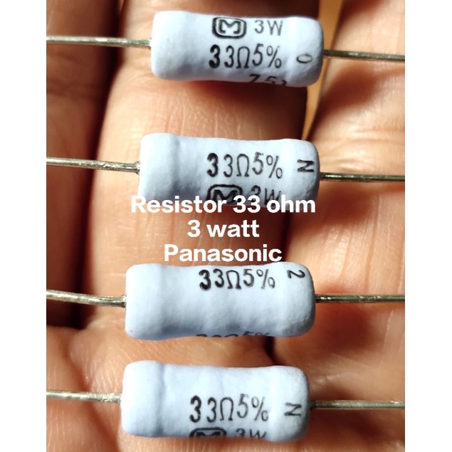 Resistor 33 ohm 3 watt Panasonic