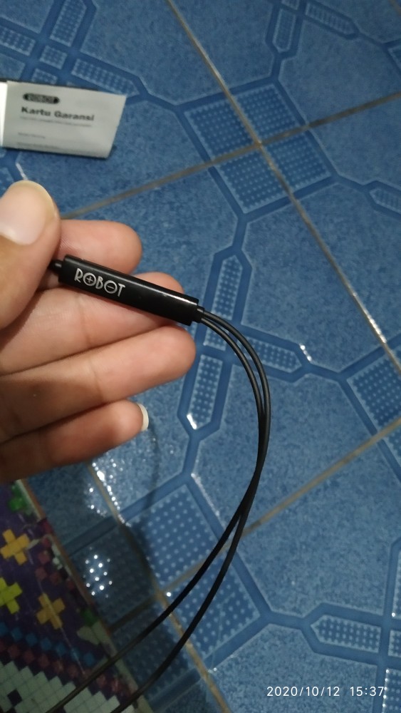 Headset Robot RE10 Wired Headset Wired Earphone Bass
