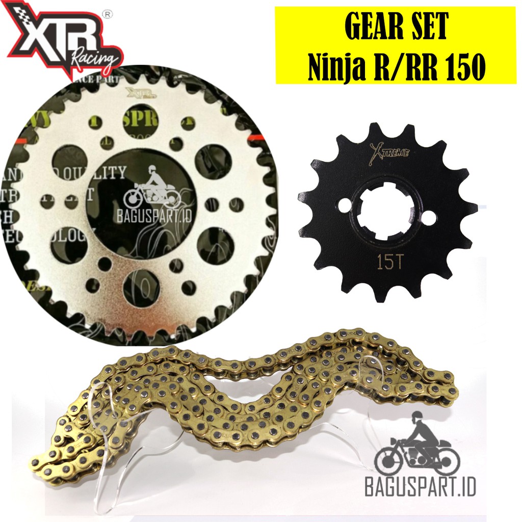 GEAR SET NINJA 150 R RR SS 415 H XTREME NOT SSS tk daytona