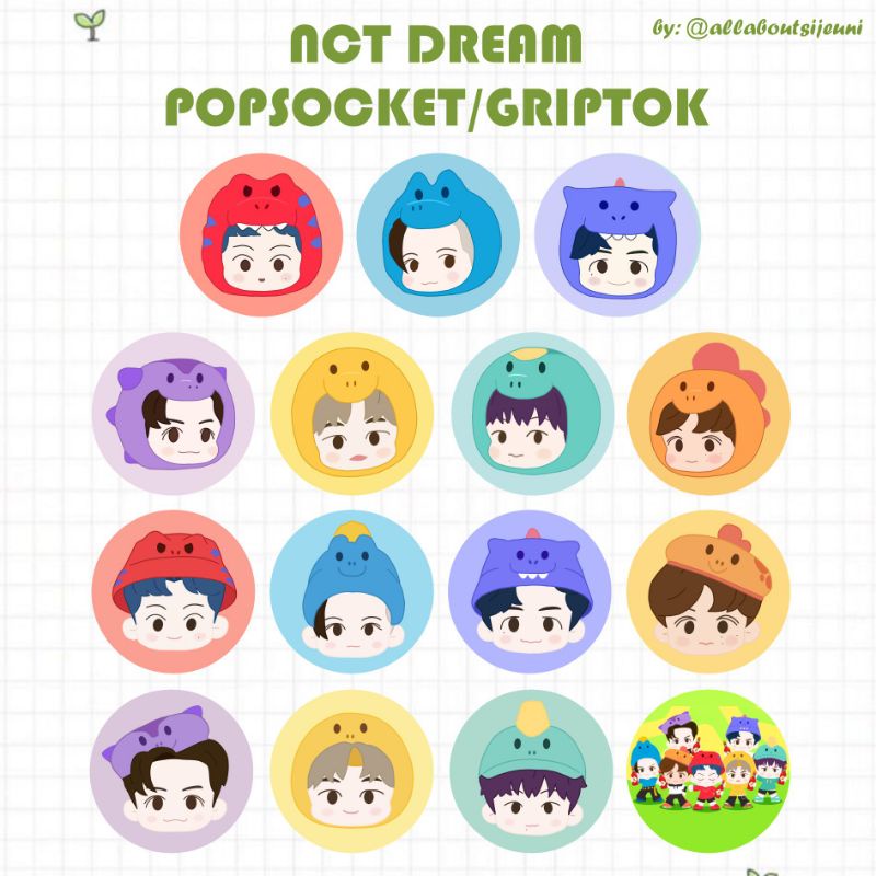 NCT DREAM HOT SAUCE/HELLO FUTURE - GRIPTOK/POP SOCKET