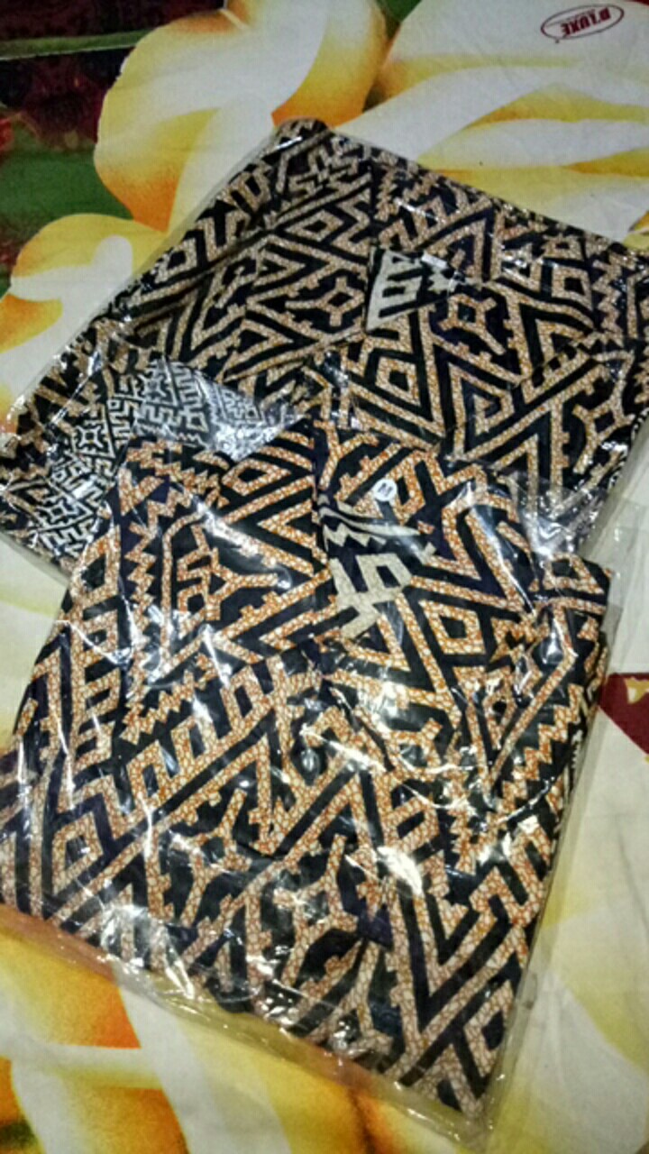 Ada Anak Cowok-couple Batik Olivia Free Selendang Bahan Katun Halus Mix Brokat Tulle Mutiara