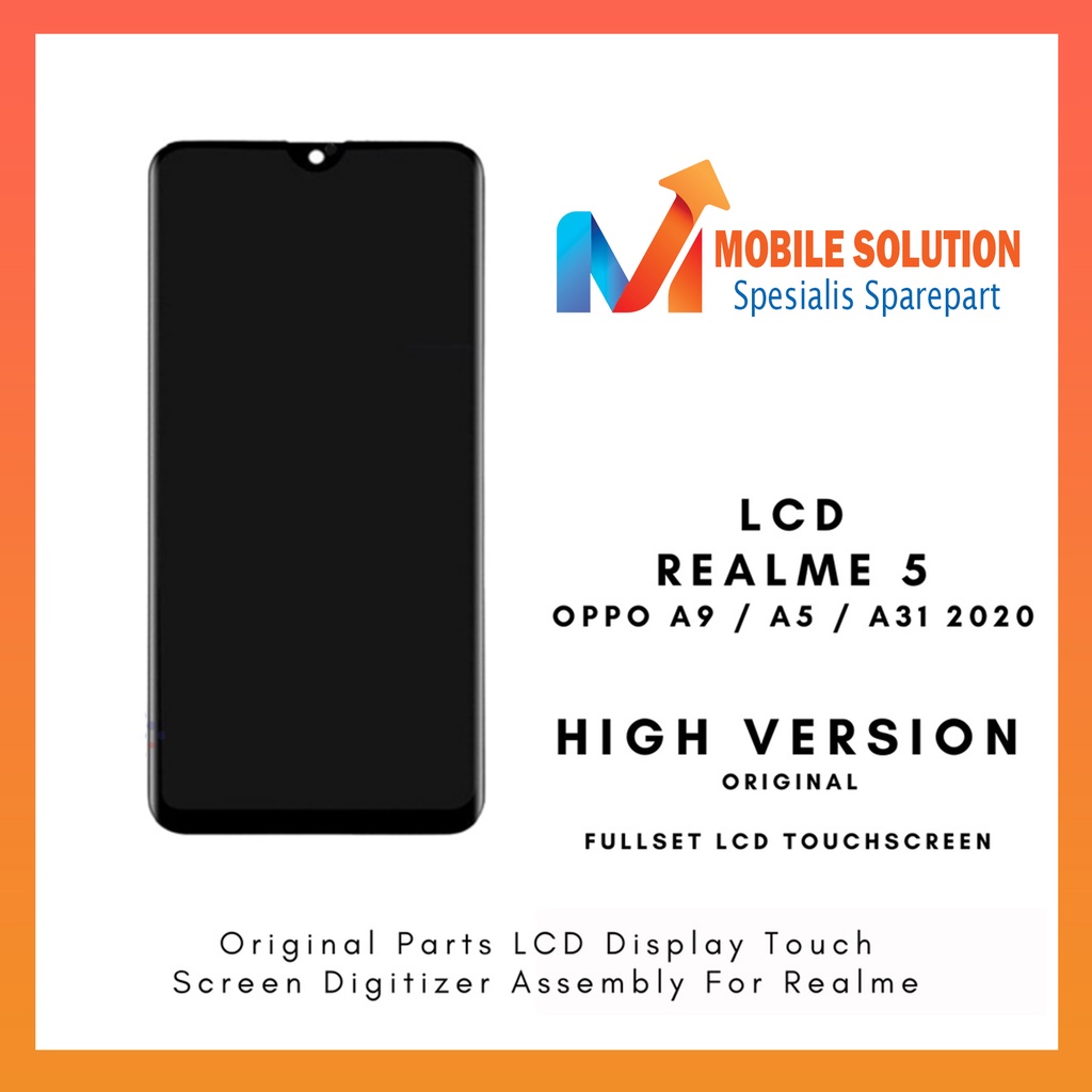 Grosir LCD Realme 5  LCD Oppo A9  LCD Oppo A5  Oppo A31 2020 Universal Fullset Touchscreen - Parts Kompatible Dengan Produk Oppo Garansi 1 Bulan + Packing / Bubbel