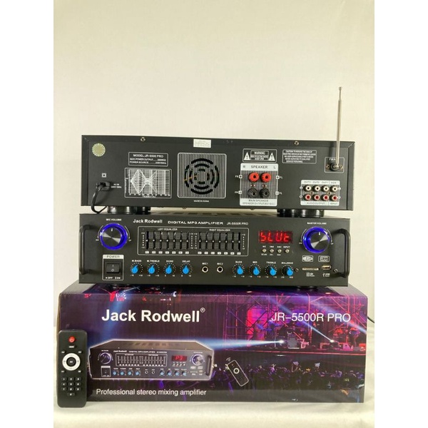 Power amplifier bluetooth jack rodwell JR 5500R PRO