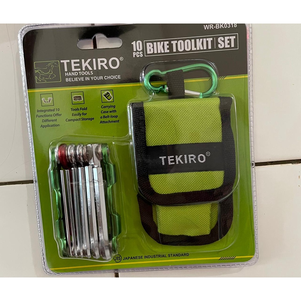Kunci L Sepeda set 10pcs Tekiro model Lipat Kunci Sepeda Lipat Tekiro