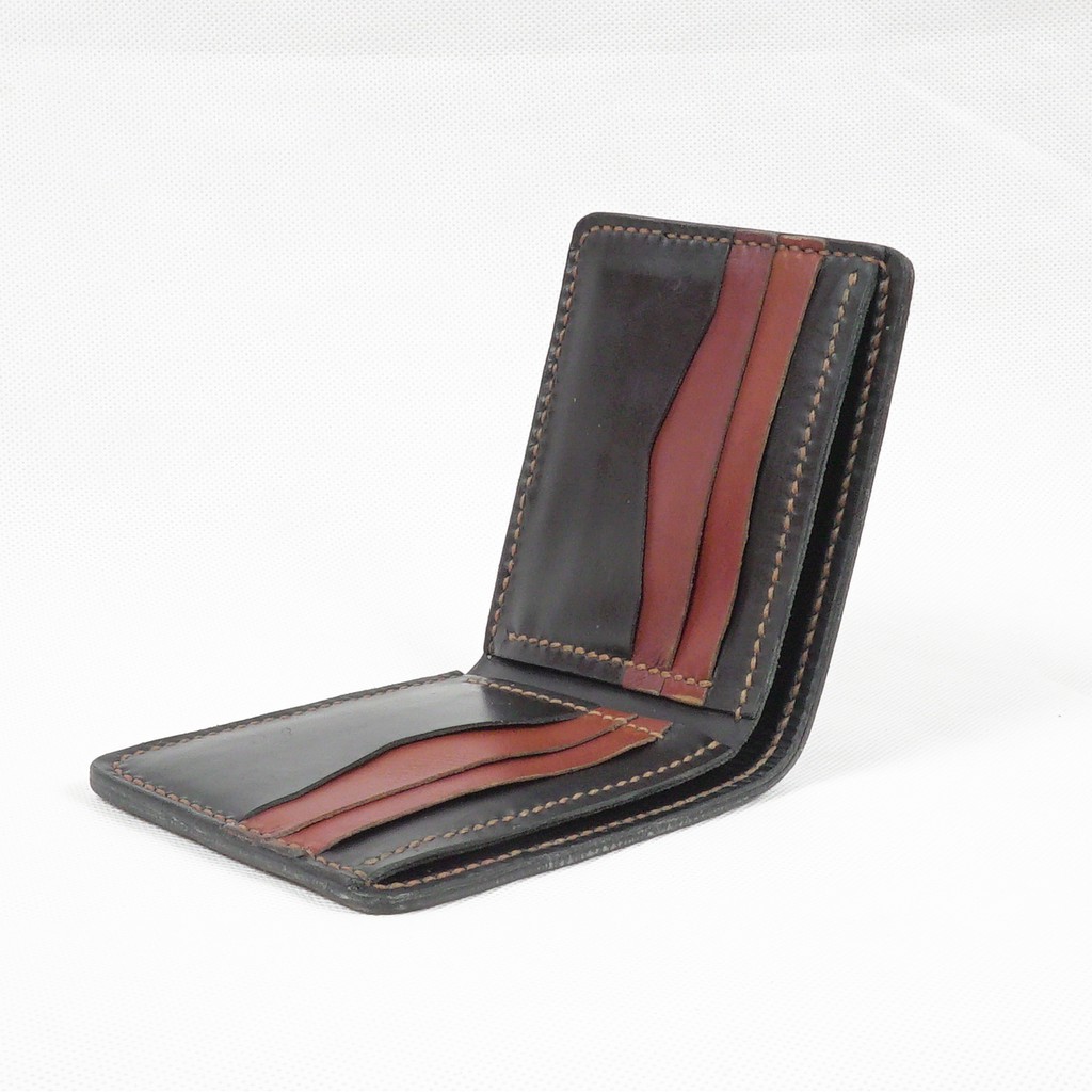 Dompet Pria DB3  Handmade Slim Minimalis Kulit Sapi Crazy Horse