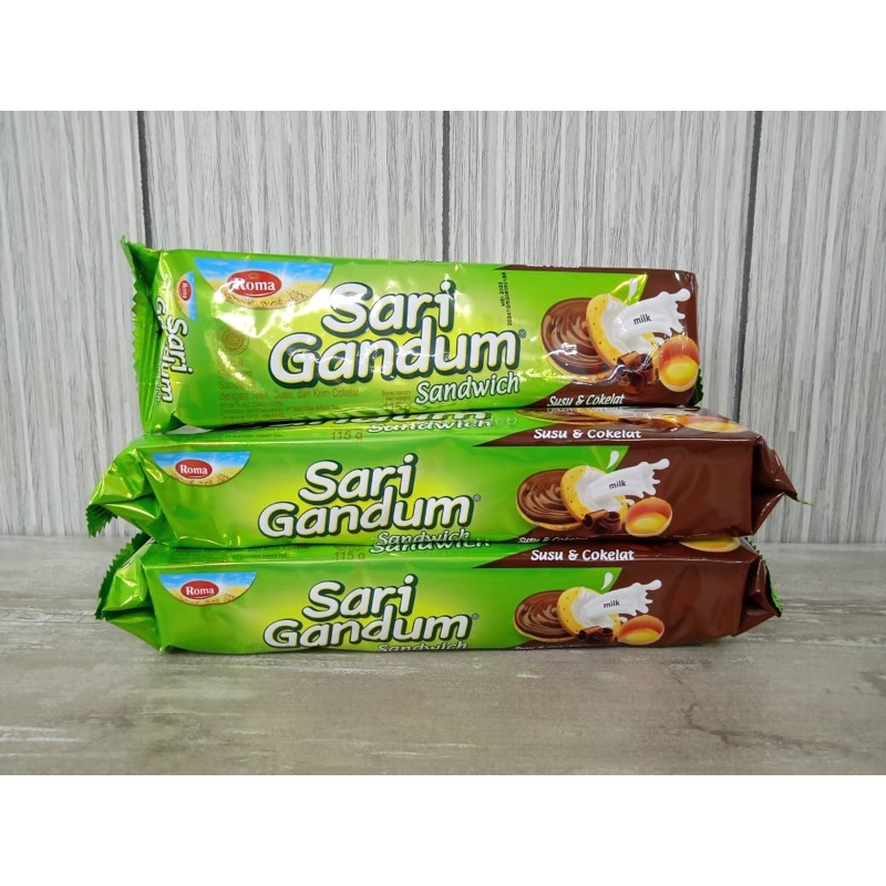 

Roma sari gandum sandwich coklat 135 gr