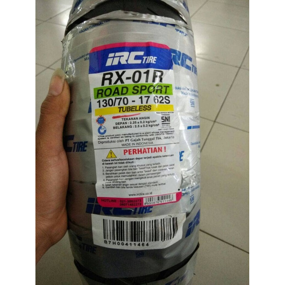 ban irc 130/70-17 / ban vixion- byson- cbr- ninja- r15- r25 Ori