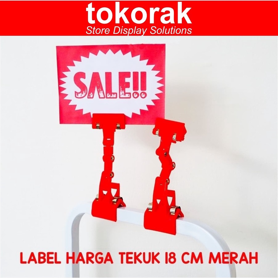 JEPITAN PENJEPIT LABEL HARGA TEKUK ROBOT OBRAL PER 5 PCS