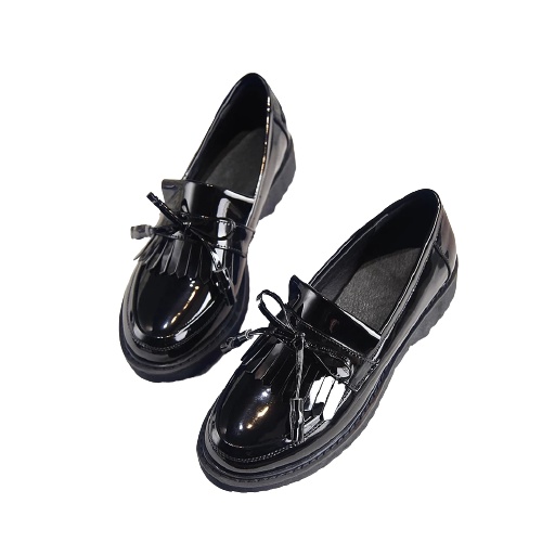 SEPATU WANITA RUMBAI PITA GLOSY / SEPATU STYLE DOCMART AD 02