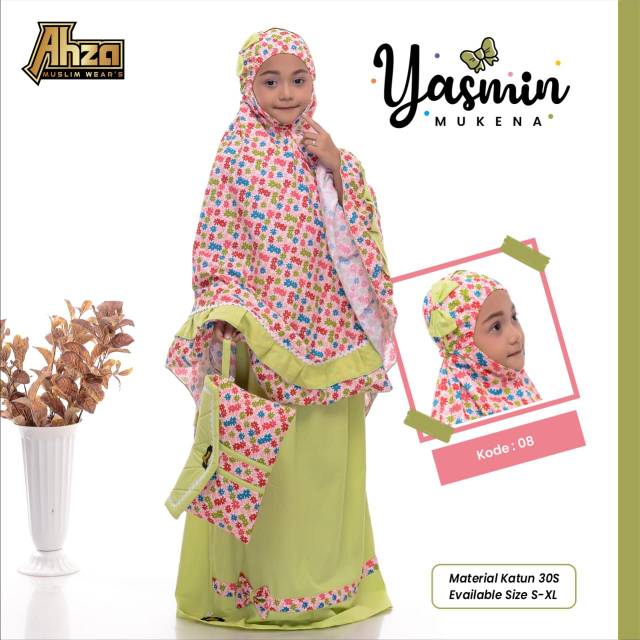 MUKENA ANAK 5-7 tahun / MUKENA YASMIN AHZA COLLECTION / MUSLIM ANAK