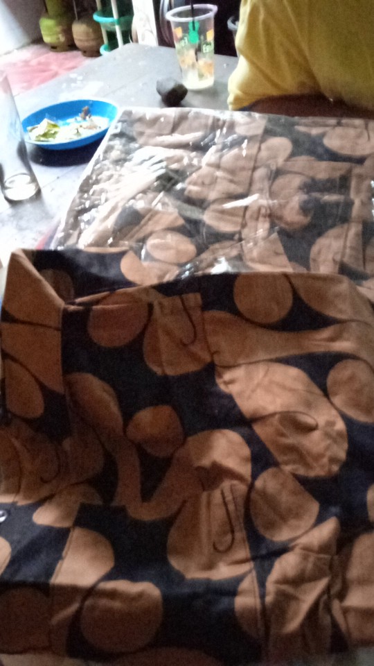 Wou Batik Couple Busui Sibulan Family Model Gamis Adipati Keluarga Anak Cewek Dan Cowok - Kg053