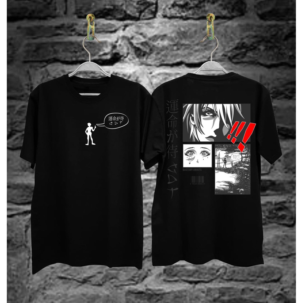 T_SHIRT KAOS DISTRO PRIA KEREN / KAOS ANIME TERBARU / KAOS SAMURAI / ATASAN POLOS / KAOS DESAIN GAMBAR/