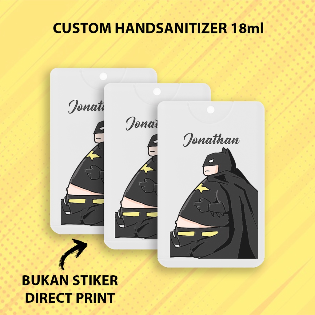 Hand Sanitizer Pocket Spray Custom Gambar Suka Suka Putih