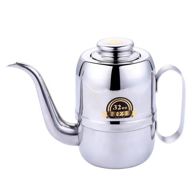 Olive Kettle Gooseneck 420ml 540ml 960ml / Teko Kopi Leher Angsa 14oz 18oz 32oz