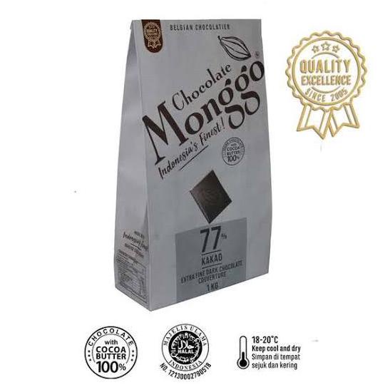 

Monggo Dark Chocolate 77% ~ 1 kg / 1000 gram