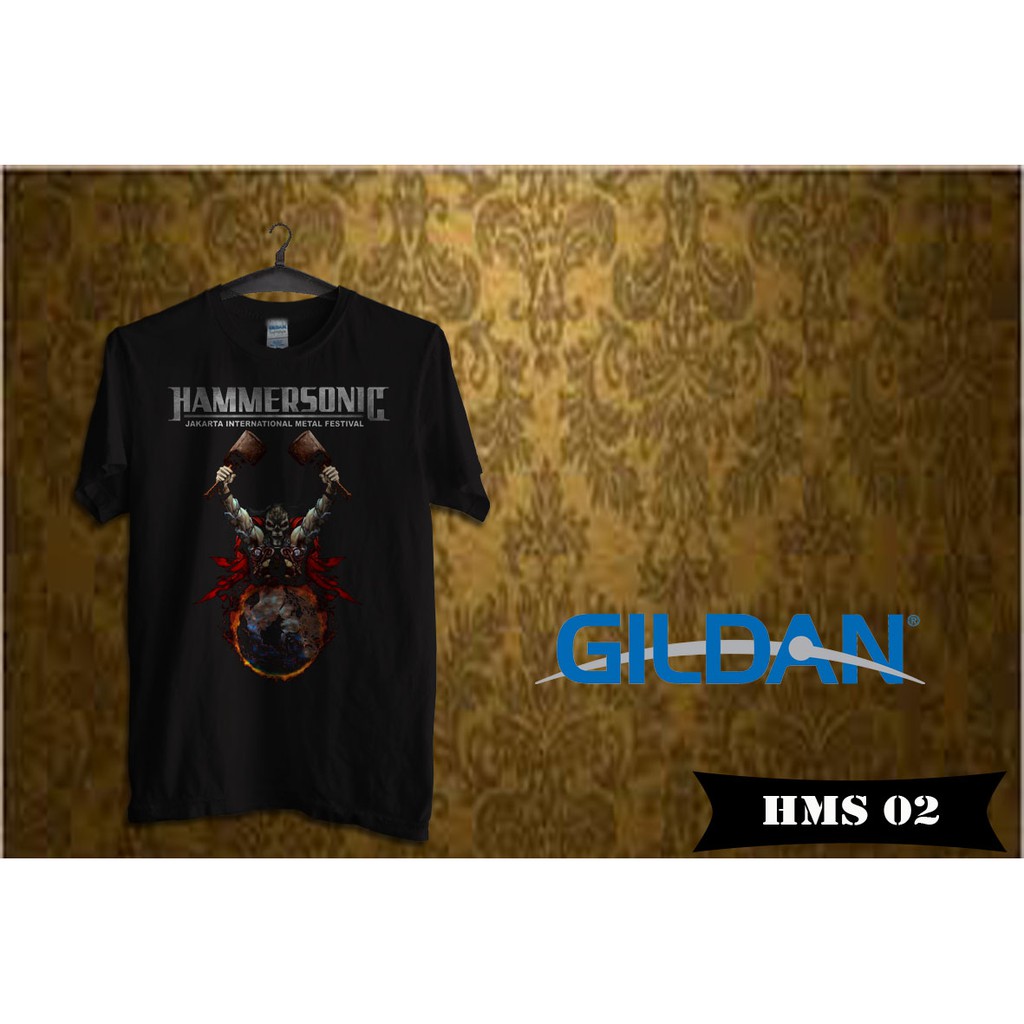 kaos hammersonic original gildan hms22
