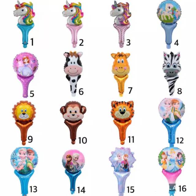 Balon pentungan karakter