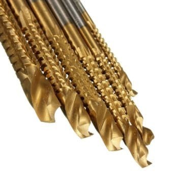 set 6pcs mata Bor gergaji potong kayu metal Cutting Drill saw titanium