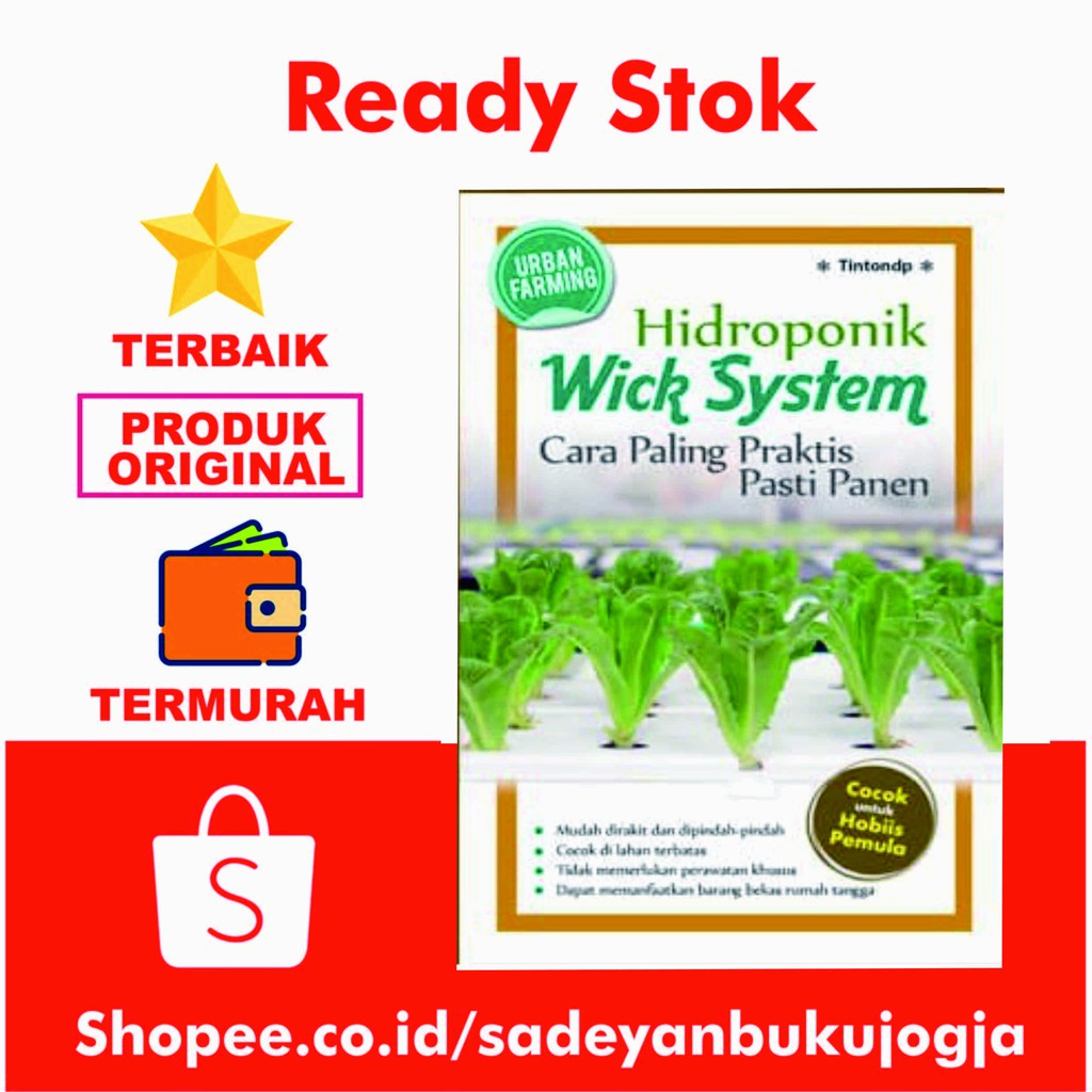 Jual Hidroponik Wick System Cara Paling Praktis Pasti Panen Tintondp