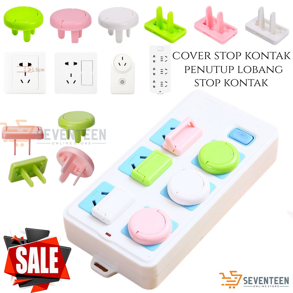 PENUTUP COLOKAN LISTRIK STOP KONTAK / PENGGAMAN STOK KONTAK / SOCKET COVER