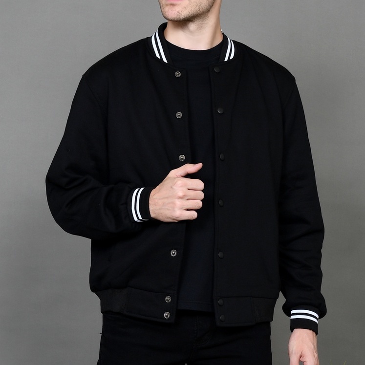 Jaket Bomber Varsity Premium