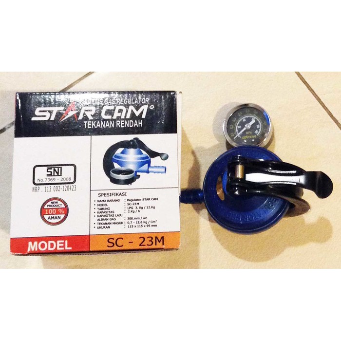 STAR CAM SC-23M Regulator Gas ada Meteran Safety Aman