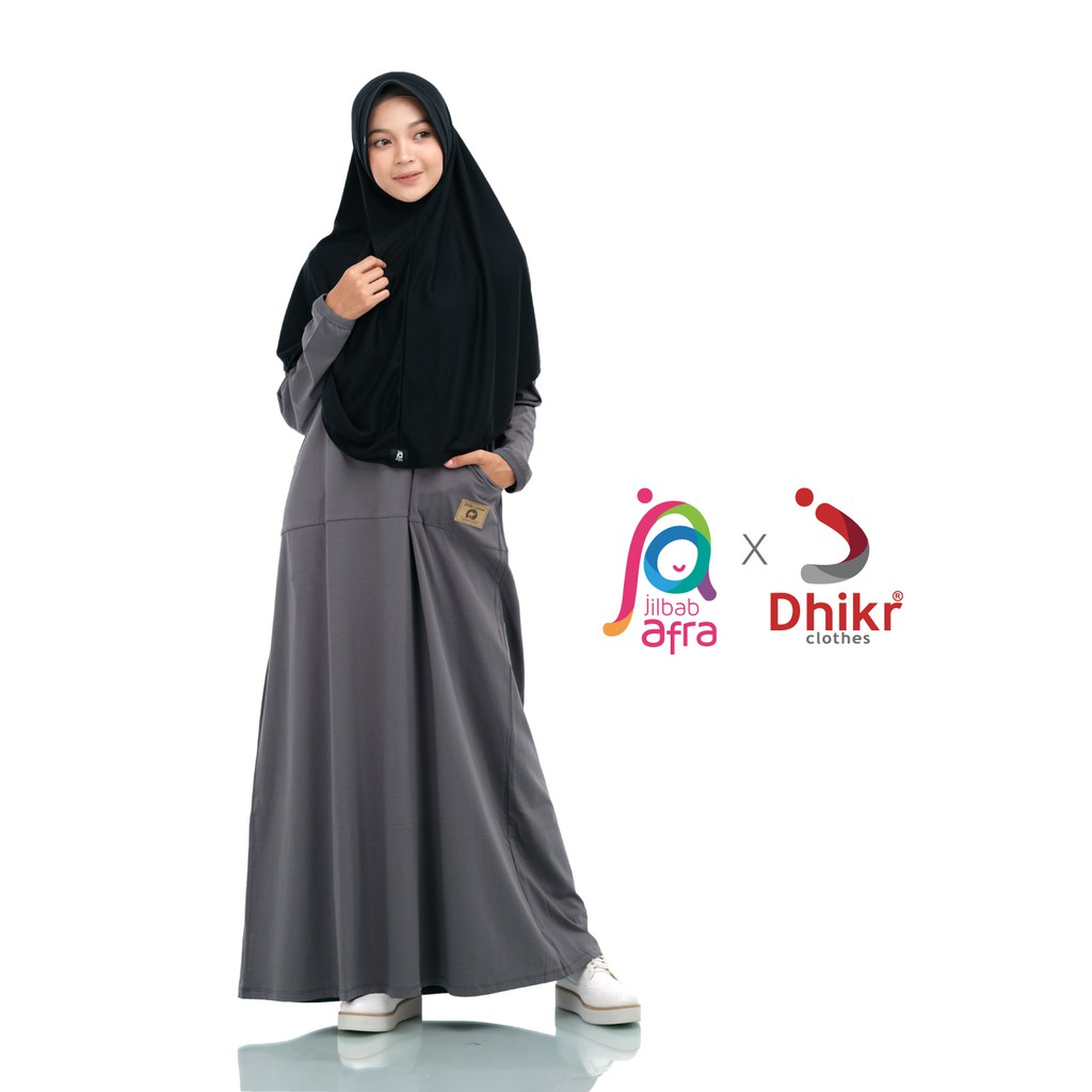 Gamis Basic ABU Tua Dhikr SABR seris  Anak