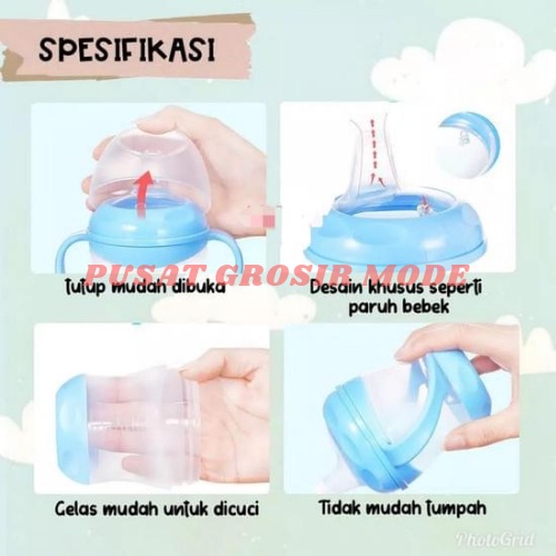 Botol Minum Bayi Spout Cup Baby Sippy Training Cup Gelas Anak BPA FREE PGM BD21