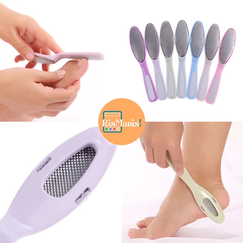 DOUBLE SIDED PEDICURE CARE - Perawatan Kaki Penghalus Pembersih Tumit Kapalan Pedikur Telapak Kasar