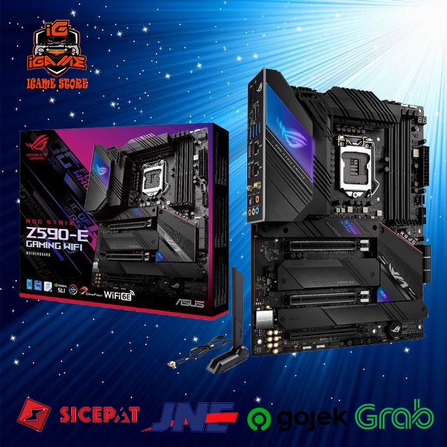 ASUS ROG STRIX Z590-E GAMING WIFI (LGA1200, Z590, DDR4, USB3.2, SATA3) TOP BGT