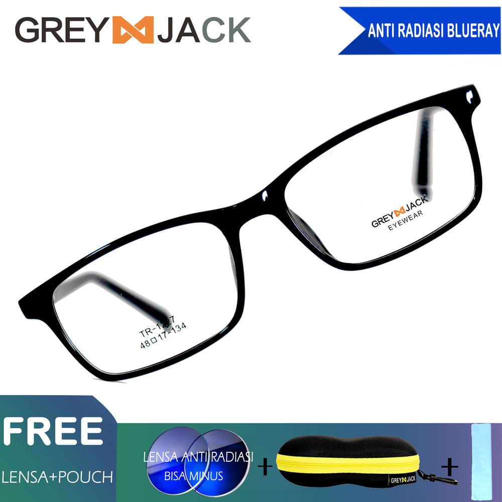 

Grey Jack Frame TR90 Ringan & Kuat Kacamata/ Pria Wanita/ 1227