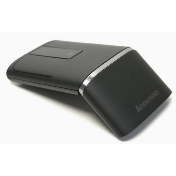 {danitastore} LENOVO N700 - Dual Mode Wireless Bluetooth Touch Mouse Laser Pointer - Hitam Murah