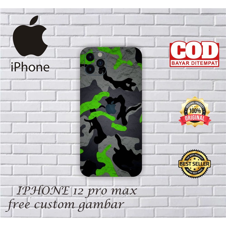 GARSKIN/STICKER HANDPHONE IPHONE 12 PRO MAX CUSTOM