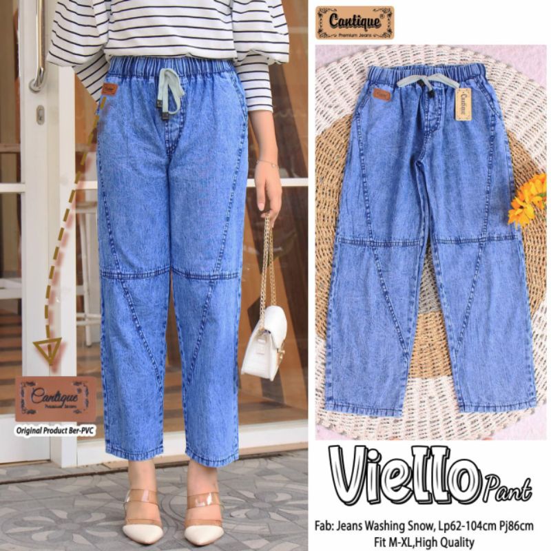 viello pants celana baggy jeans by cantique